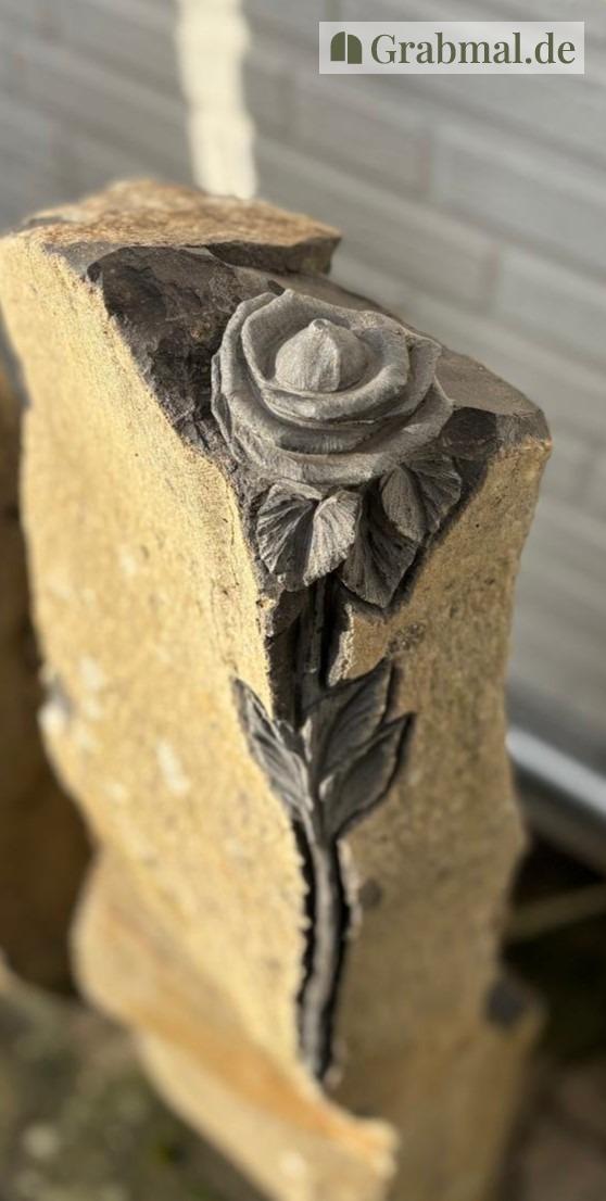 Grabstein Stele Felsen 9020 – Bild 3