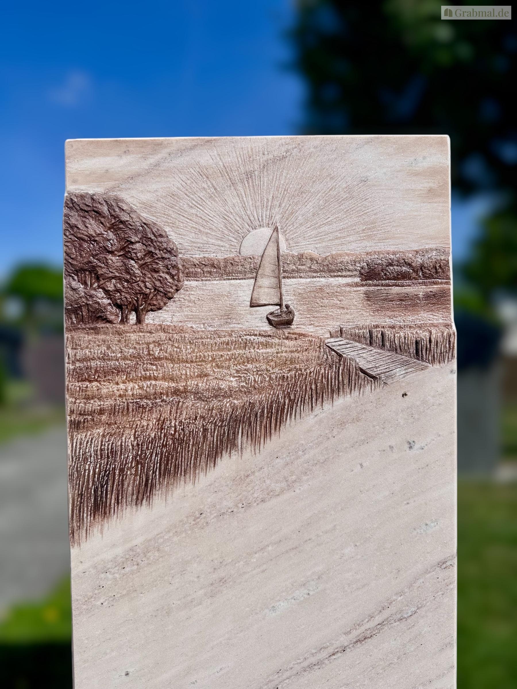 Grabstein Einzelstein Stele 0807 – Bild 4