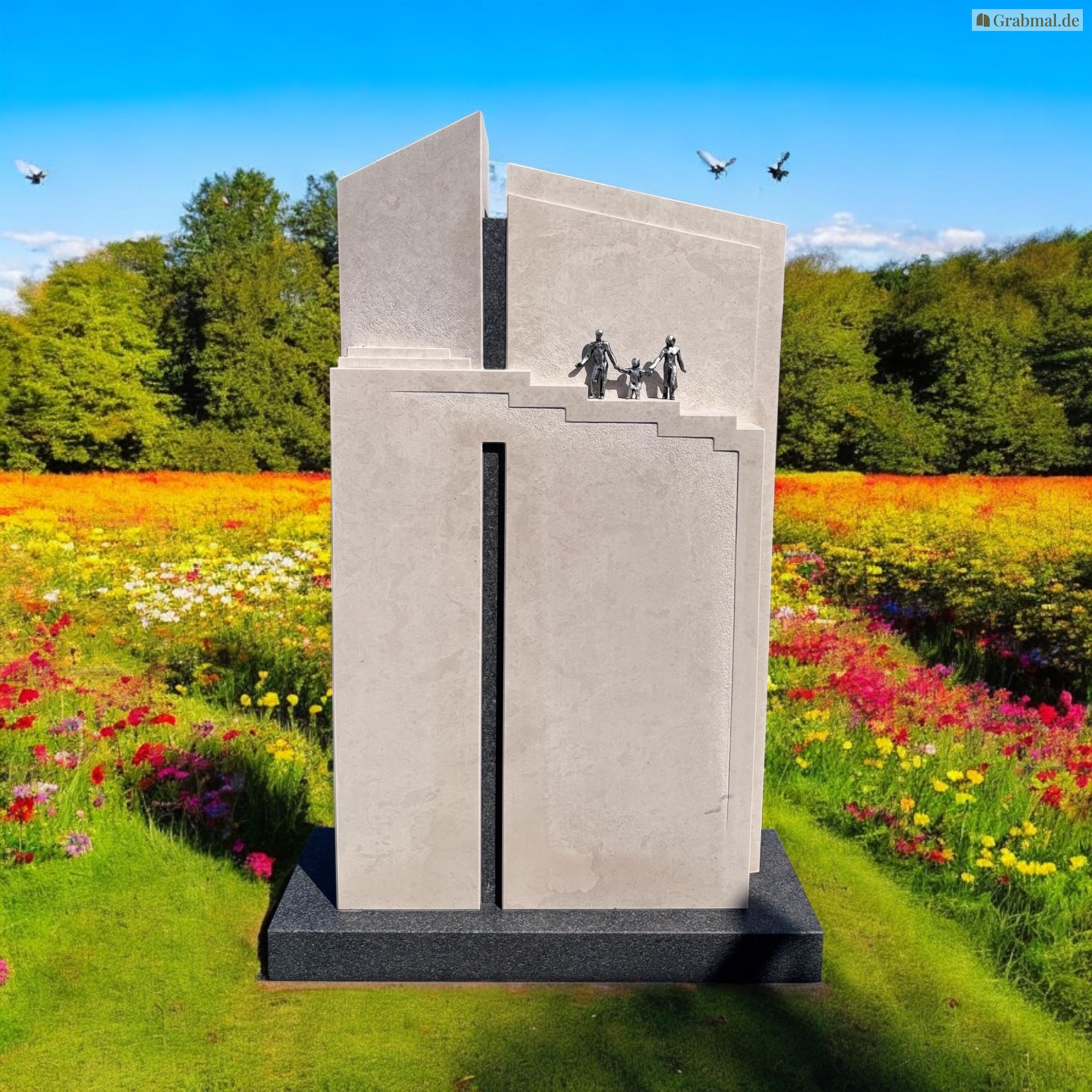 Grabstein Zweiteiler Besonderheiten 0897 – Bild 3